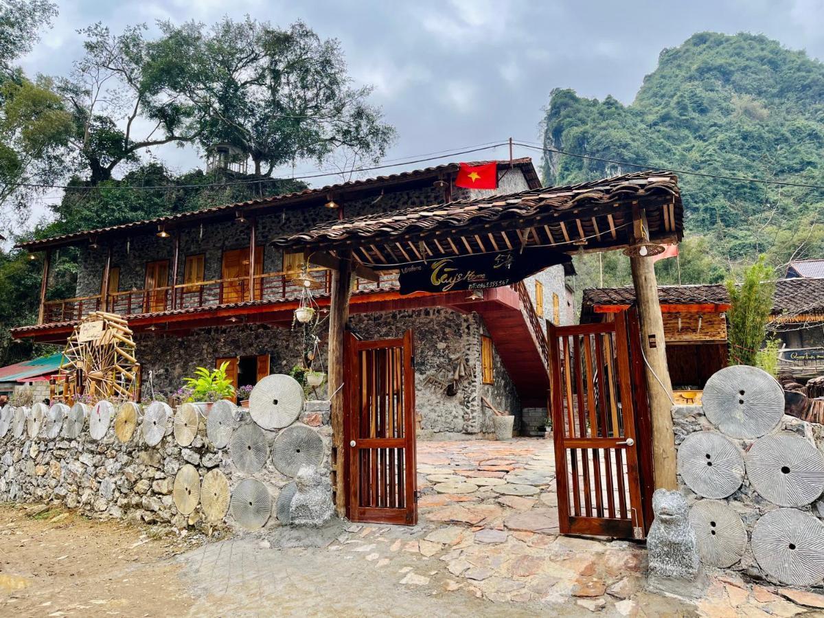 Tay Homestay Lang Da Co Khuoi Ky- Ban Gioc カオバン エクステリア 写真