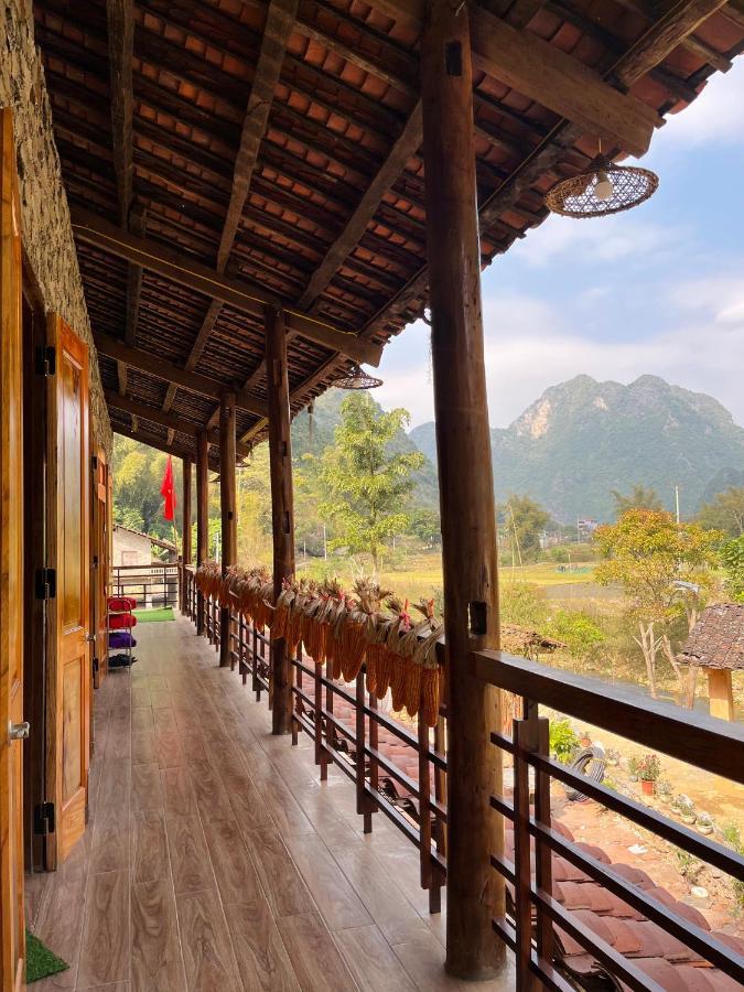 Tay Homestay Lang Da Co Khuoi Ky- Ban Gioc カオバン エクステリア 写真