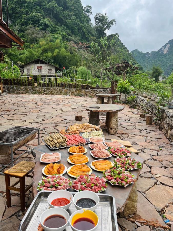 Tay Homestay Lang Da Co Khuoi Ky- Ban Gioc カオバン エクステリア 写真
