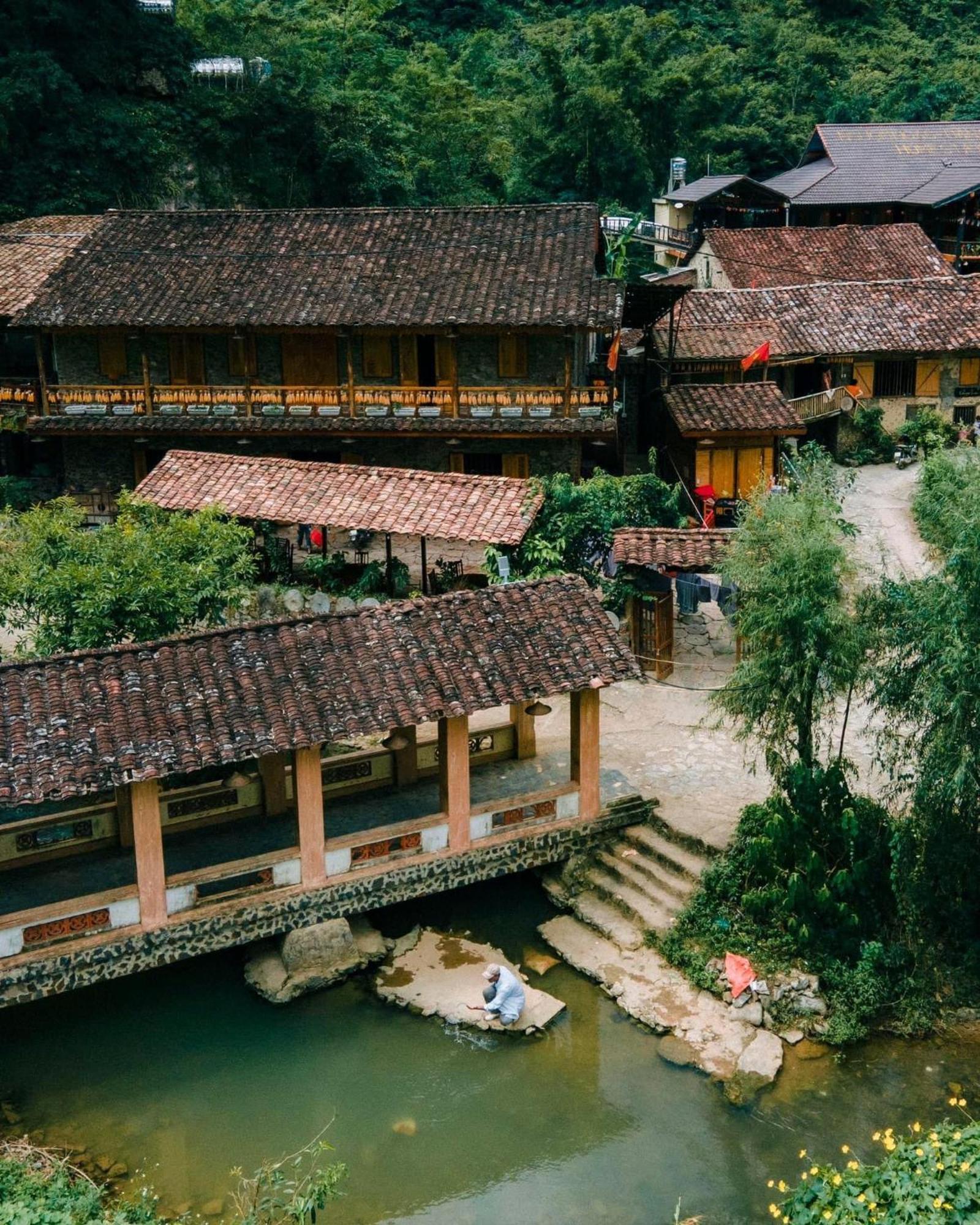 Tay Homestay Lang Da Co Khuoi Ky- Ban Gioc カオバン エクステリア 写真
